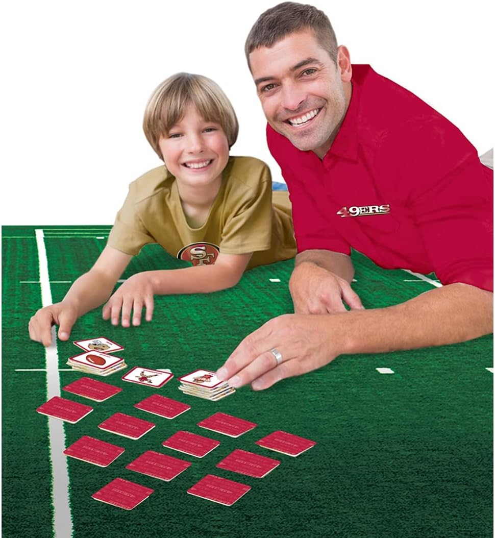 MasterPieces Sports Games - NFL Matching Game - Game for Kids and Family - Laugh and Learn