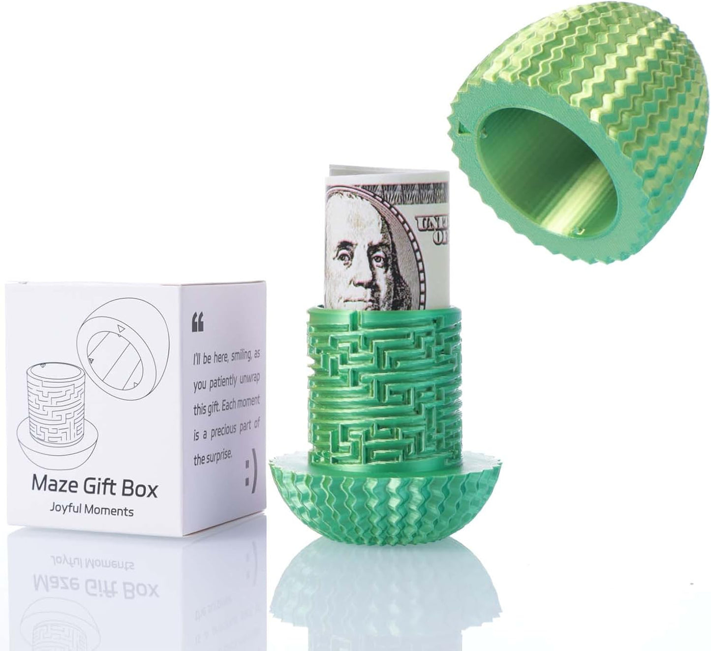 2026 Creative Gift Box: Easter Egg Mystery Puzzle with Hidden Compartment, Reusable Brain Teaser Game for Adults & Kids, Money Gift Ideas for Birthday Christmas Party Celebration
