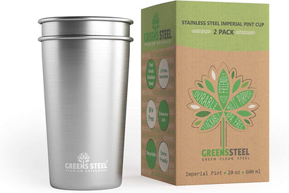 10oz Kids Cups – Stainless Steel Cups for Home, Party, Camping & Outdoor Activities – BPA Free, Unbreakable, Premium Stackable Metal Drinking Glasses for Children (4-Pack)