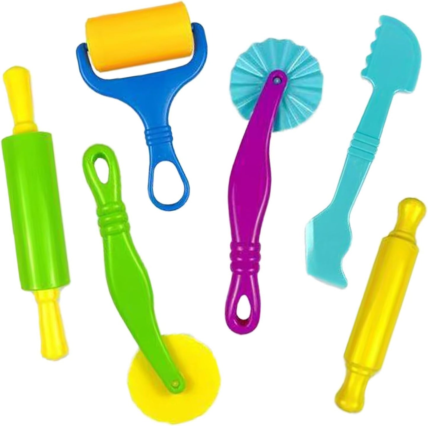 Unleash Creativity with 6 Unique Dino Molds Dough Toys Dough Accessories Set.Ideal as a Gift for Kids Aged 3-4-8 Years