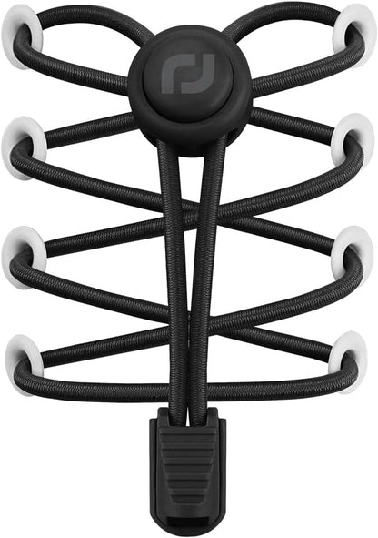 RJ-Sport Tieless Elastic Shoe Laces - Heavy Duty No Tie Shoelaces for Kids and Adult with Strong Lock and Speed Shoestrings