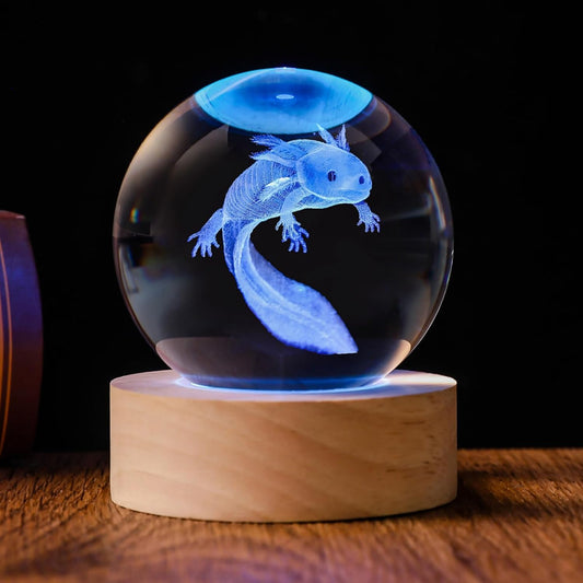 3D Solar System 60mm Crystal Ball Astronomy Universe Gifts 3D Solar System Planets Model Science Space Themed Physics Gifts Night Light lamp for Kids Men Him Science Teacher