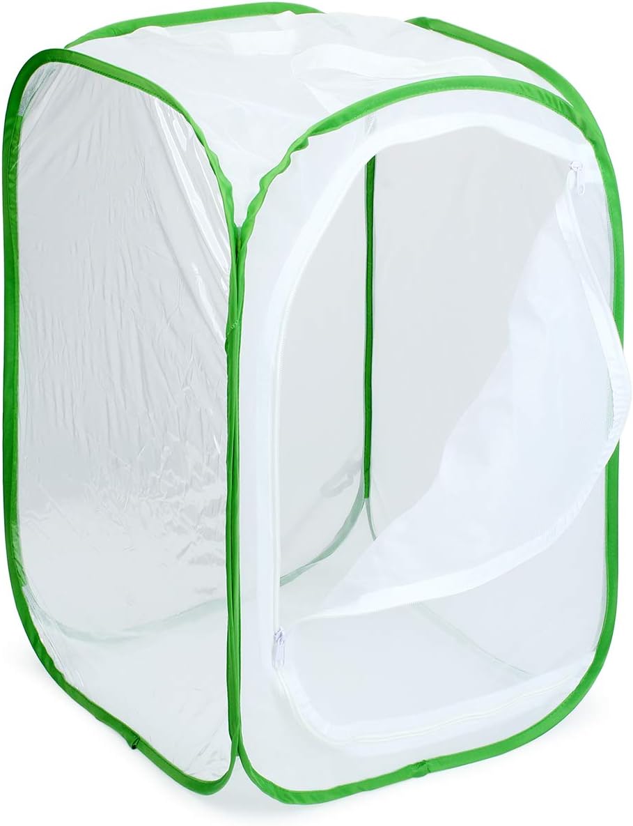 3-Pack Insect and Butterfly Habitat Cage Terrarium Pop-up Butterfly Enclosure (3 x 15.7 x 15.7 x 23.6")