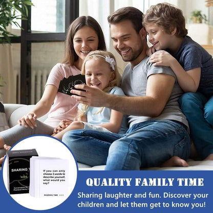 Family Games for Kids and Parents - 120 Thought-Provoking Kids Conversation Starters, Fun Family Activities Question Card Games for Raod Trip Car Travel, Great Parent-Child Relationship Building