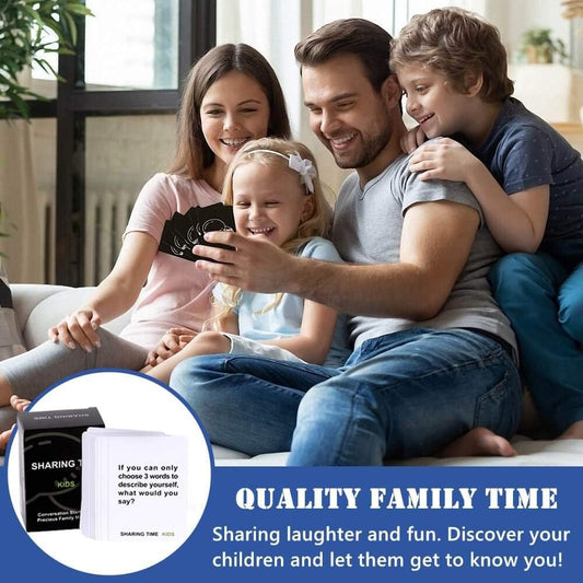 Family Games for Kids and Parents - 120 Thought-Provoking Kids Conversation Starters, Fun Family Activities Question Card Games for Raod Trip Car Travel, Great Parent-Child Relationship Building