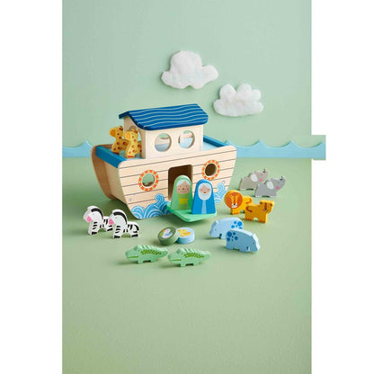Mud Pie Noah's Ark Shape Sorter Set