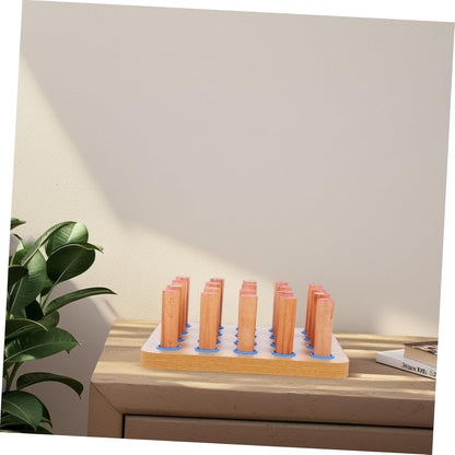 Finger Rehabilitation Training Board Set Pegs Wooden Hand Therapy Pegboard for Enhancing Fine Motor Skills Dexterity and Coordination for Home Exercise and Therapy