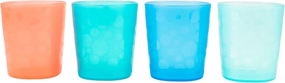 Dr. Brown's Toddler Tumblers, Stackable Open Training Cups, BPA-Free, 18m+, 4-Pack