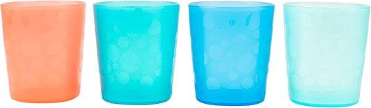 Dr. Brown's Toddler Tumblers, Stackable Open Training Cups, BPA-Free, 18m+, 4-Pack