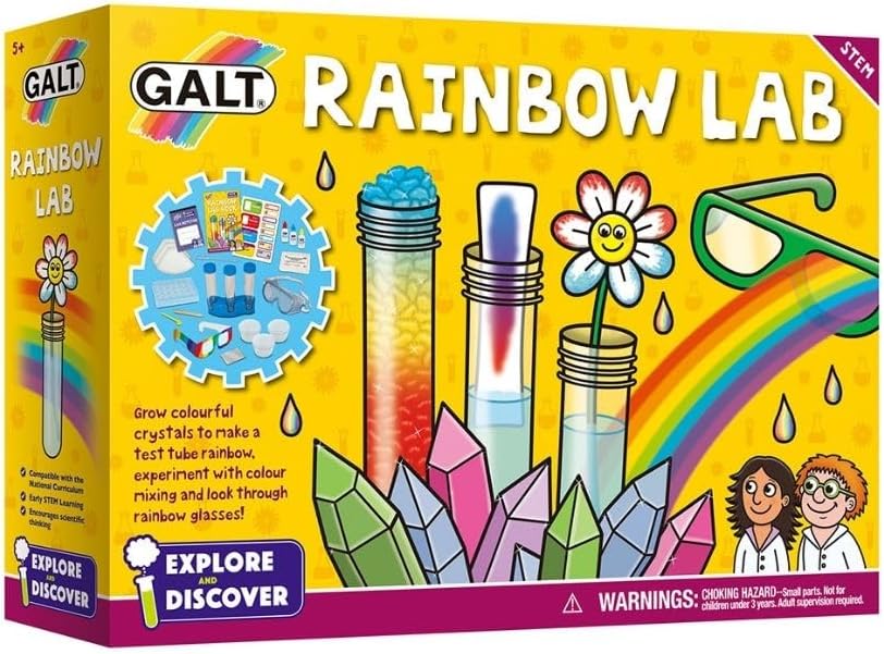 Galt Toys, Rainbow Lab, Science Kits for Kids, Ages 5+, Multicolor