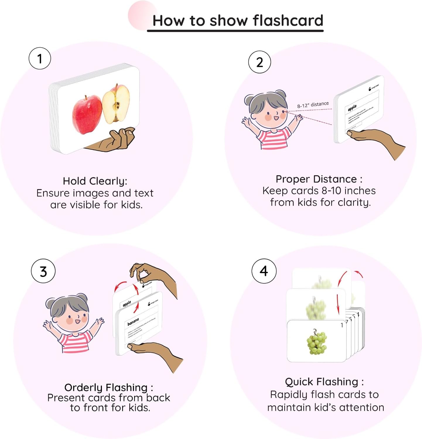 Hungry Brain Number Flash Cards for Kids Ages 36 Years Months to | Learn Numbers, Counting & Early Math Skills | Preschool Educational Toy for Toddlers | Montessori Learning | Set of 24 Cards