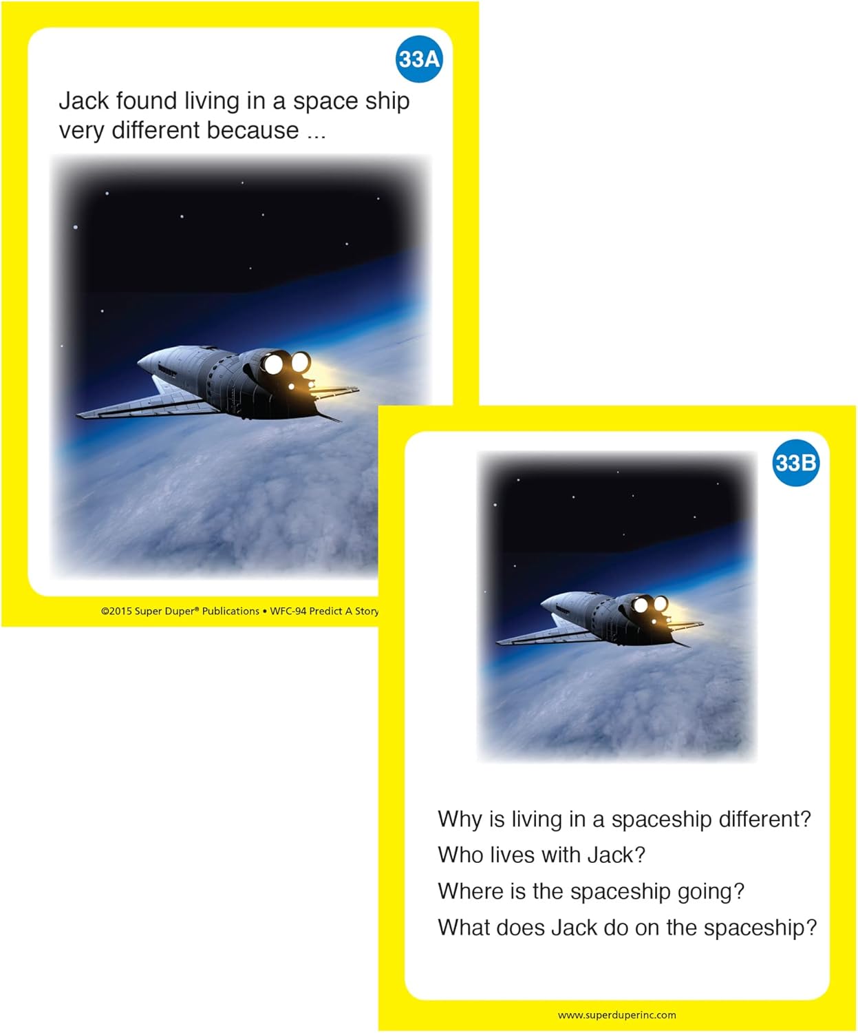 Super Duper Publications | Predict A Story Flash Card Fun Deck | Educational Learning Resource for Children