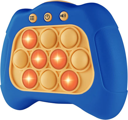 Intoypad Pop The Target! Handheld Speed Push Game Machine: A Fun Multiplayer Game for Family. Sensory Fidget Toy Christmas Toys Gifts for 6 7 8 9 10 11 12 Years Old Kids Road Trip Car Games Light Blue