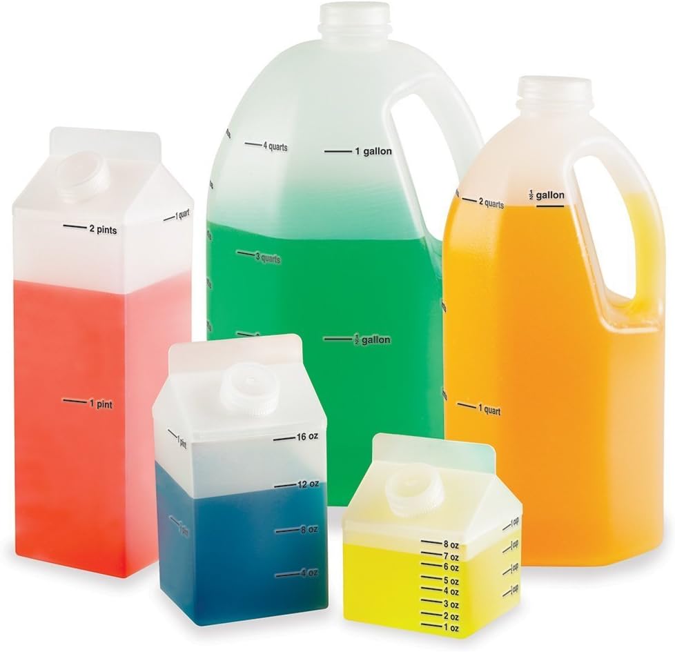 Learning Resources Gallon Measurement Set - Volume Measuring Science Kit, STEM Projects, Chemistry Accessories, Classroom Must Haves, Teacher and Student Supplies, Back-to-School Tools
