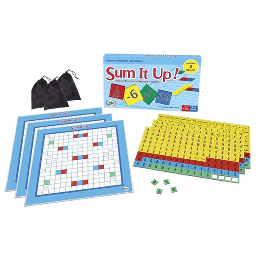 Didax Educational Resources Sum It Up! Sums of Fractions, Decimals, Integers