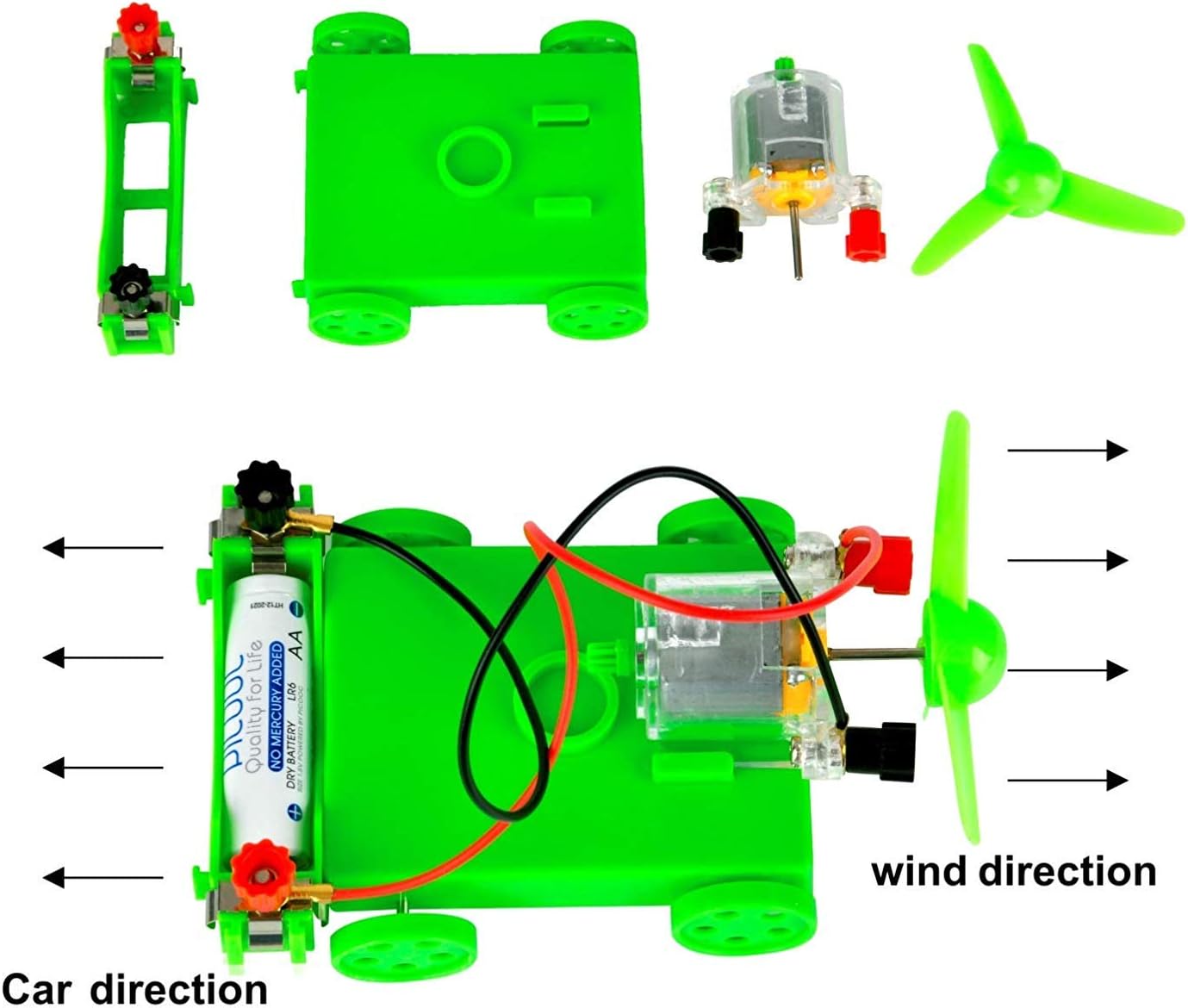 Electricity Science Kit,Hands-on Electricity and Magnetism Experiments for Middle Grade 8+ / high School