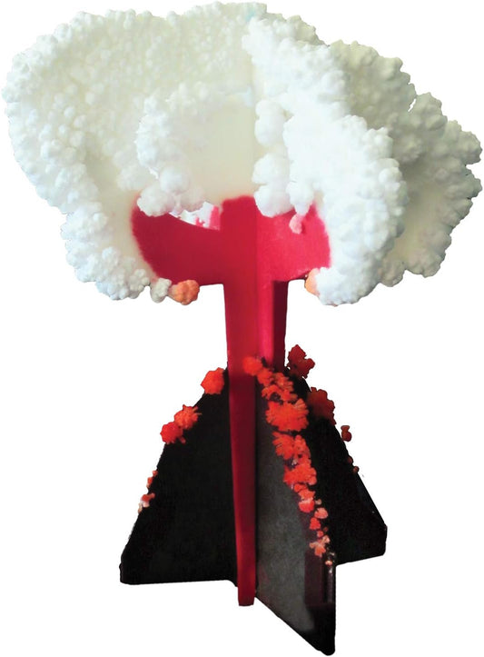 COPERNICUS TOYS Crystal Growing Volcano Official Terraformer kit | Grows in Hours | Facts and Instructions Included | A Fractal Eruption
