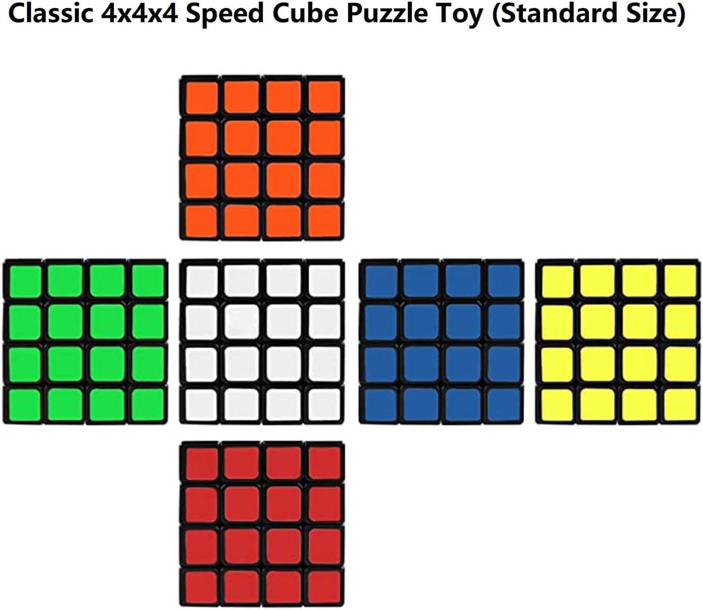 Shengshou 4x4x4 Puzzle Cube Black