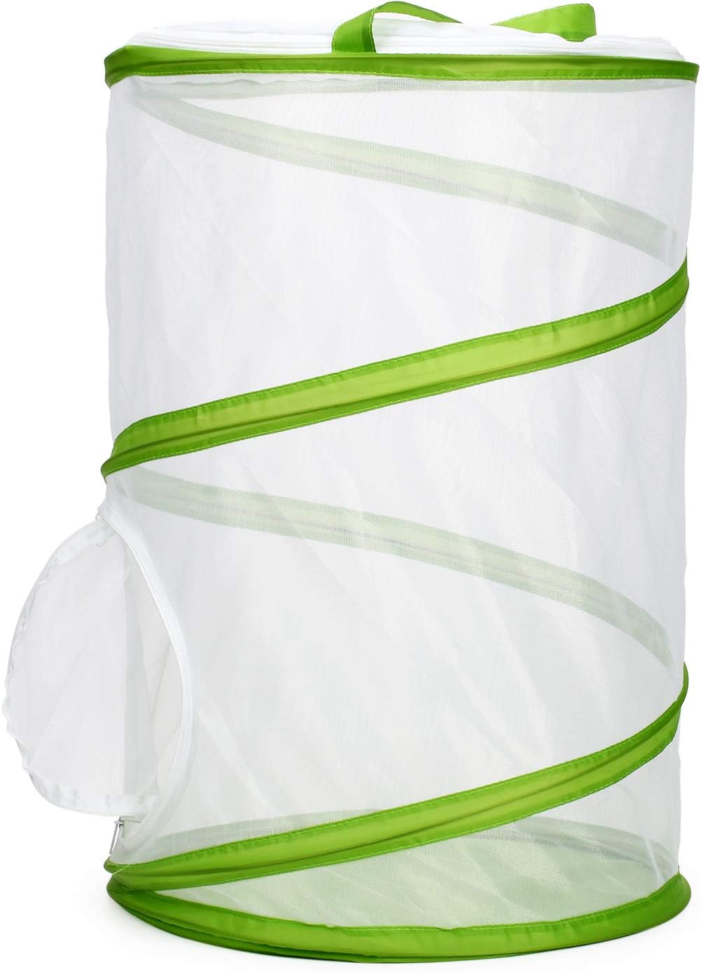 20" Large Butterfly Habitat, Giant Collapsible Insect Mesh Cage Terrarium Pop-up 12" x 20" Tall
