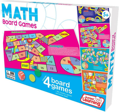 Junior Learning JL425 Math Board Games, Multi