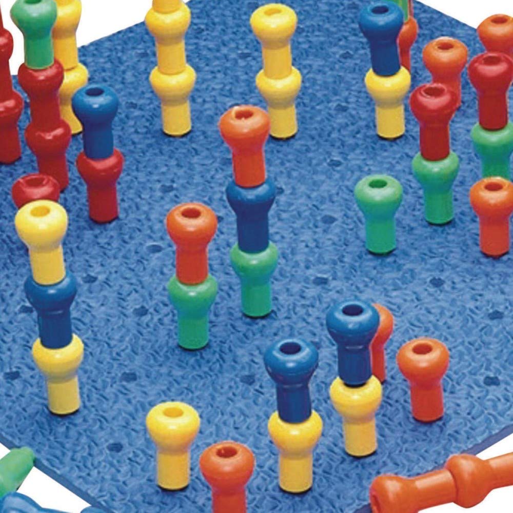 S&S Worldwide Jumbo Hold-Tight Pegs, Plastic, Set of 25