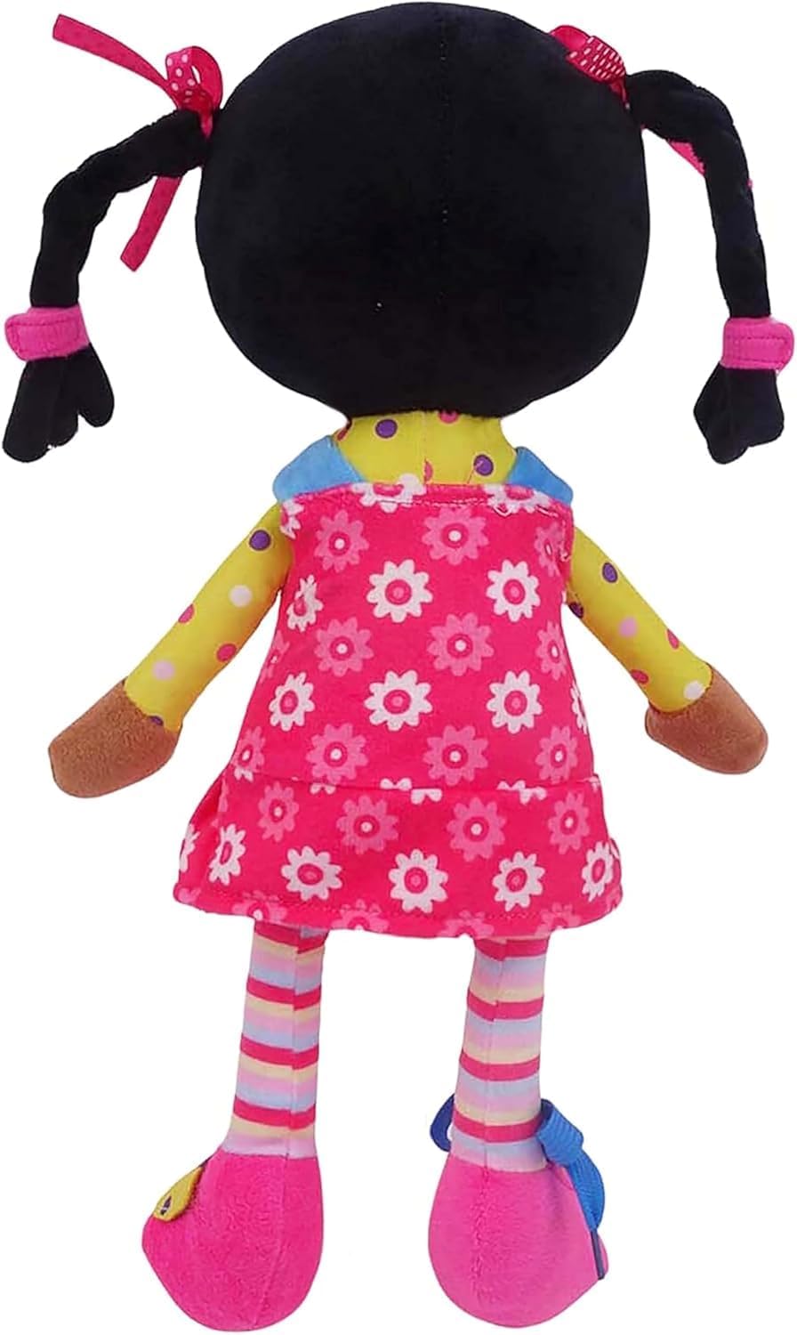 Snuggle Stuffs Sugar Snap Plush Learn to Dress Doll for Toddlers - 15" - Gifts for 2 Year Old Girls