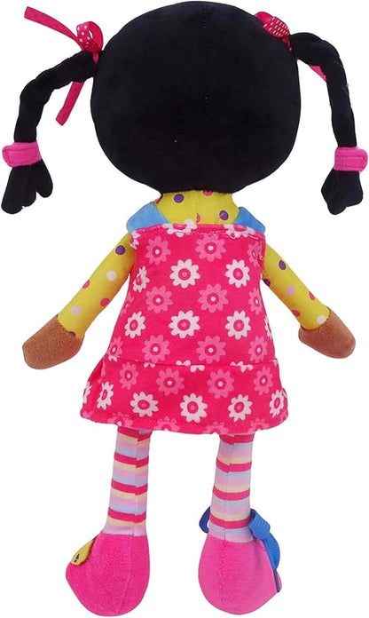 Snuggle Stuffs Sugar Snap Plush Learn to Dress Doll for Toddlers - 15" - Gifts for 2 Year Old Girls