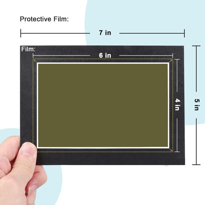 4 x 4 Inch Magnetic Field Viewing Film, Magnetic Field Viewer, Magnetic Flux Display, Magnet Pattern Detector, See Magnetic Field for Scientific Project (4 * 4 Inch)