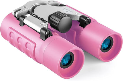 Real Binoculars for Kids Gifts for 3-12 Years Boys Girls 8x21 High-Resolution Optics Compact Toy Binocular for Bird Watching,Travel, Camping
