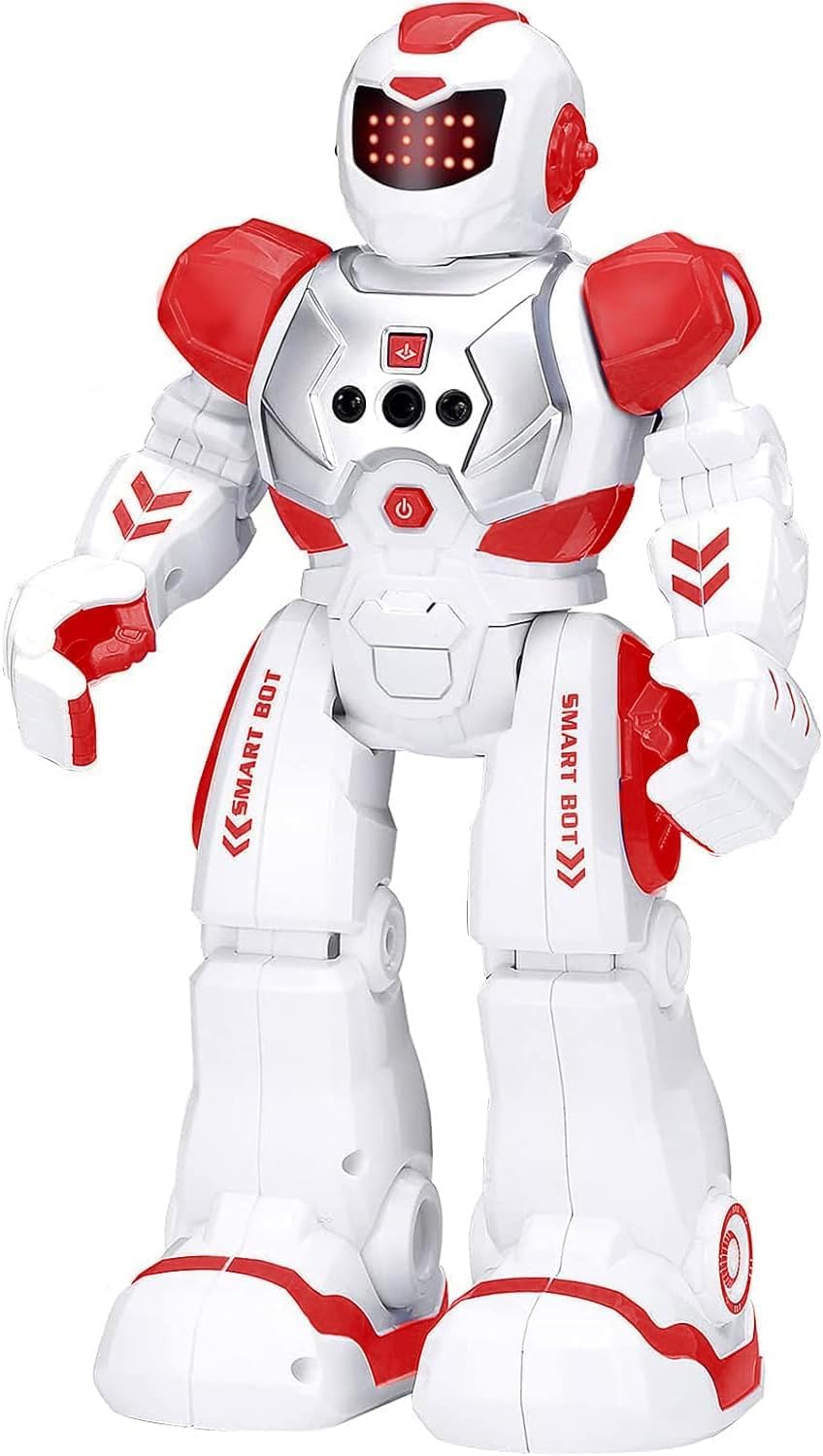 KingsDragon Robots Toy for Kids, RC Gesture Sensing Toy, Interactive Walking Singing Dancing Robot Birthday Presents for Boys Girls Age 6 7 8 9 Years Old