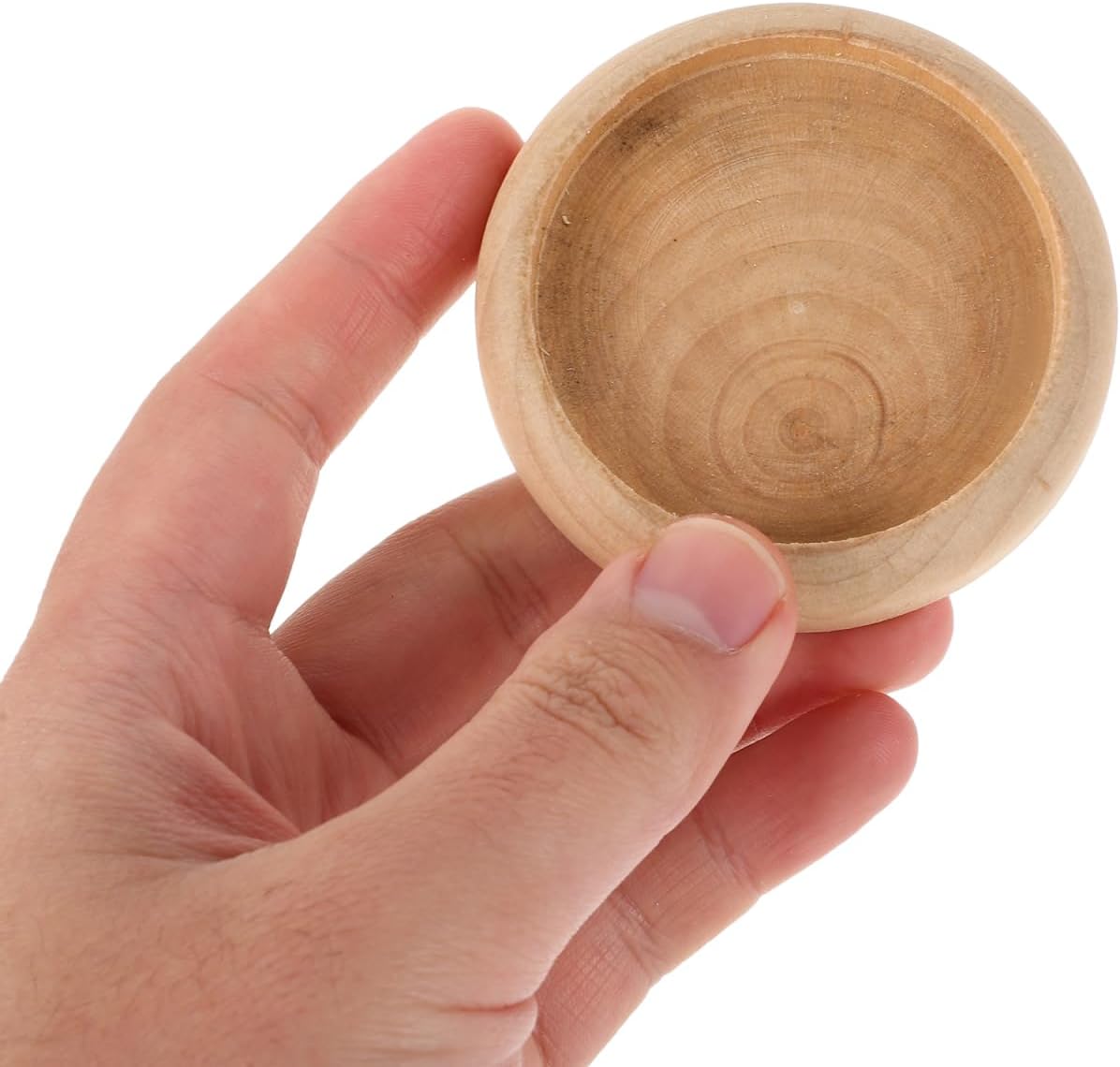 Yardwe 10 Pcs Solid Wood Bases 2.75 Inch Unfinished Round Wooden Base for Diy Needle Cushion Pin Cushion Stand and Miniature Artware Display