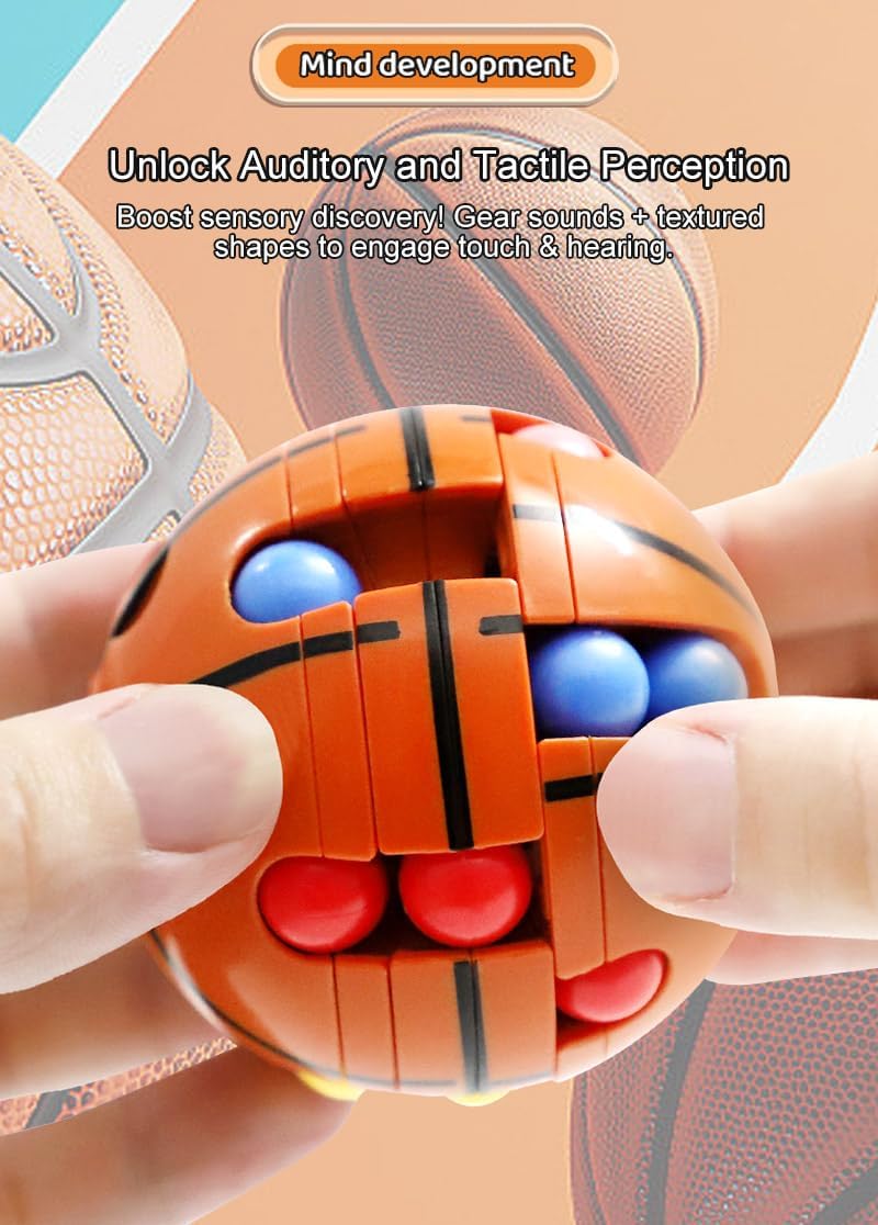 Puzzle Sport Ball Toys - 3D Brain Teasers and Puzzle Games for Kids and Adults, Fun Brain Memory Intelligence 2.5" Small Puzzles Magic Bead, Hand Sport, Adult Relieve Stress Teens and Kids Gifts