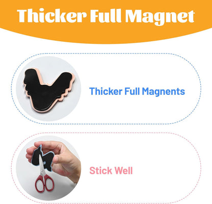Soft Rubber Magnetic Letters with Thicker Full Back, Big Size Animal Alphabet Magnets for Fridge,Cute ABC Letter Fridge Magnets for Pre-School Learning Tools Birthday Present