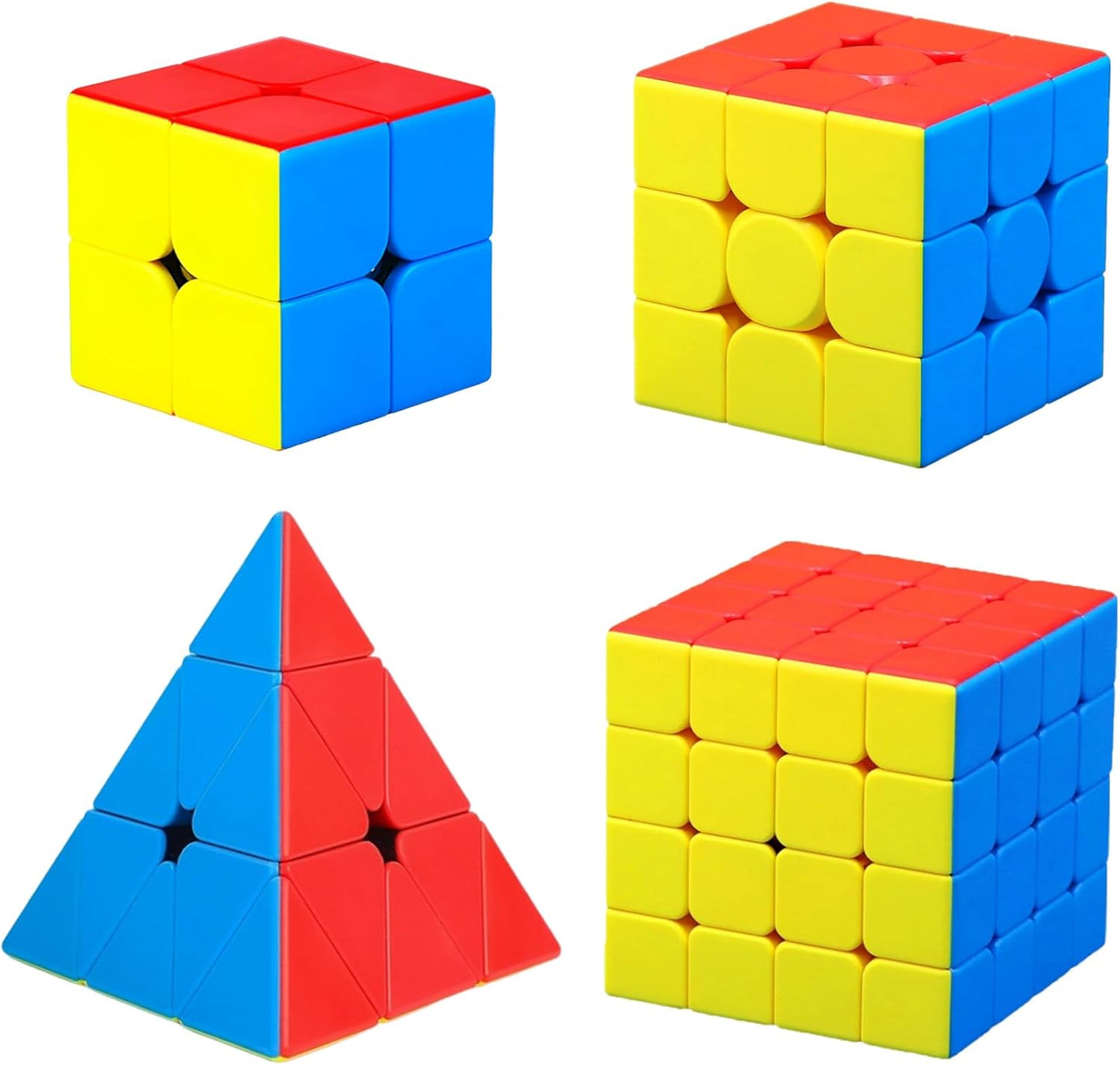 CFMOUR 20 Pack 3x3 Speed Cube Set - Stickerless Magic Cubes Bundle 3x3x3- Fast Turning Birthday Party Easter Valentines Day Gifts Puzzle Game Brain Toy for Kids and Adult