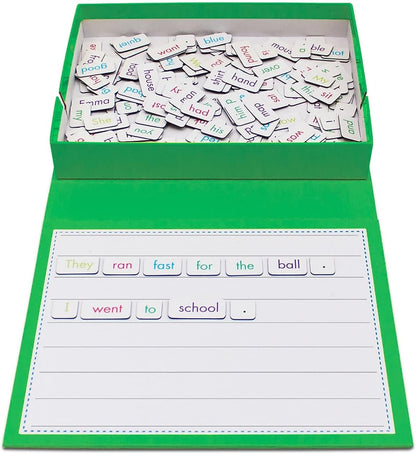 Junior Learning Rainbow Sentences, 160 Pieces, Cardboard, Magnetic