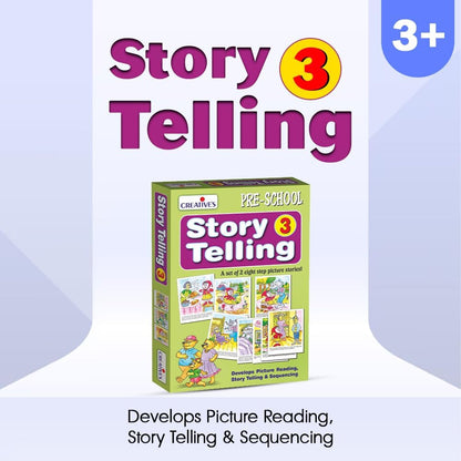 Creative Educational Creative Pre-School Story Telling Step-by-Step-3 Game