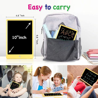 ORSEN LCD Writing Tablet 10 Inch, Colorful Doodle Board Drawing Pad for Kids, Toddler Toys for 3 4 5 6 7 8 Year Old Girls Boys Gifts (Pink)