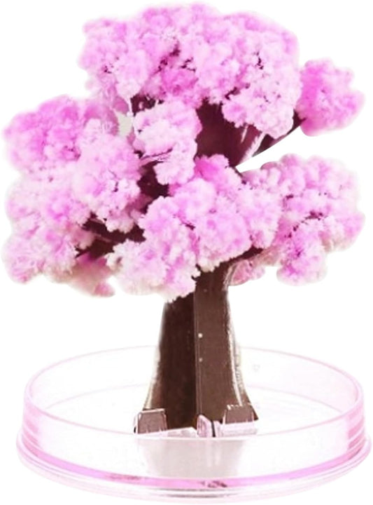 Mini Crystal Growing Kit, Christmas Tree Funny Educational DIY Crystal Paper Christmas Tree Toys, Desk Decor for Kids on Birthday, Style 2
