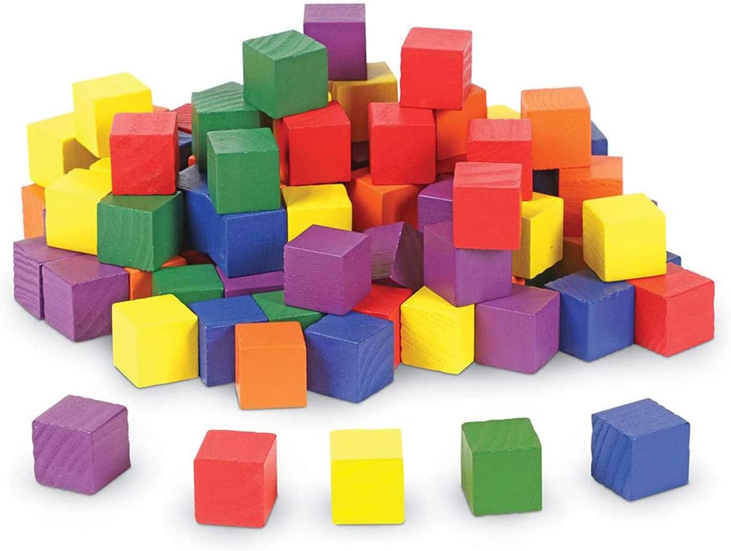 Wood Blocks for Crafts, Unfinished Wood Cubes, 2 Inch Natural Wooden Blocks, Pack of 8 Wood Square Blocks, Wooden Cubes for Arts and Crafts and DIY Projects