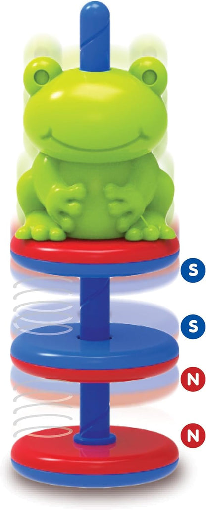 4M KidzLabs Fun Magnet Science Kit (1 Pc.) - Hands‑On Magnet Learning Set with Magnet, Vehicle & Frog Toy - Perfect for STEM Learning, Science Exploration & Educational Play for Kids