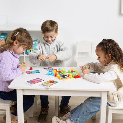 Miniland Board Game for Kids +5, Develops Fine Motor Skills, Come with Wooden Bugs, Tweezers and Game Boards, Children Memory and Pincer Grasp | Catch The Bug