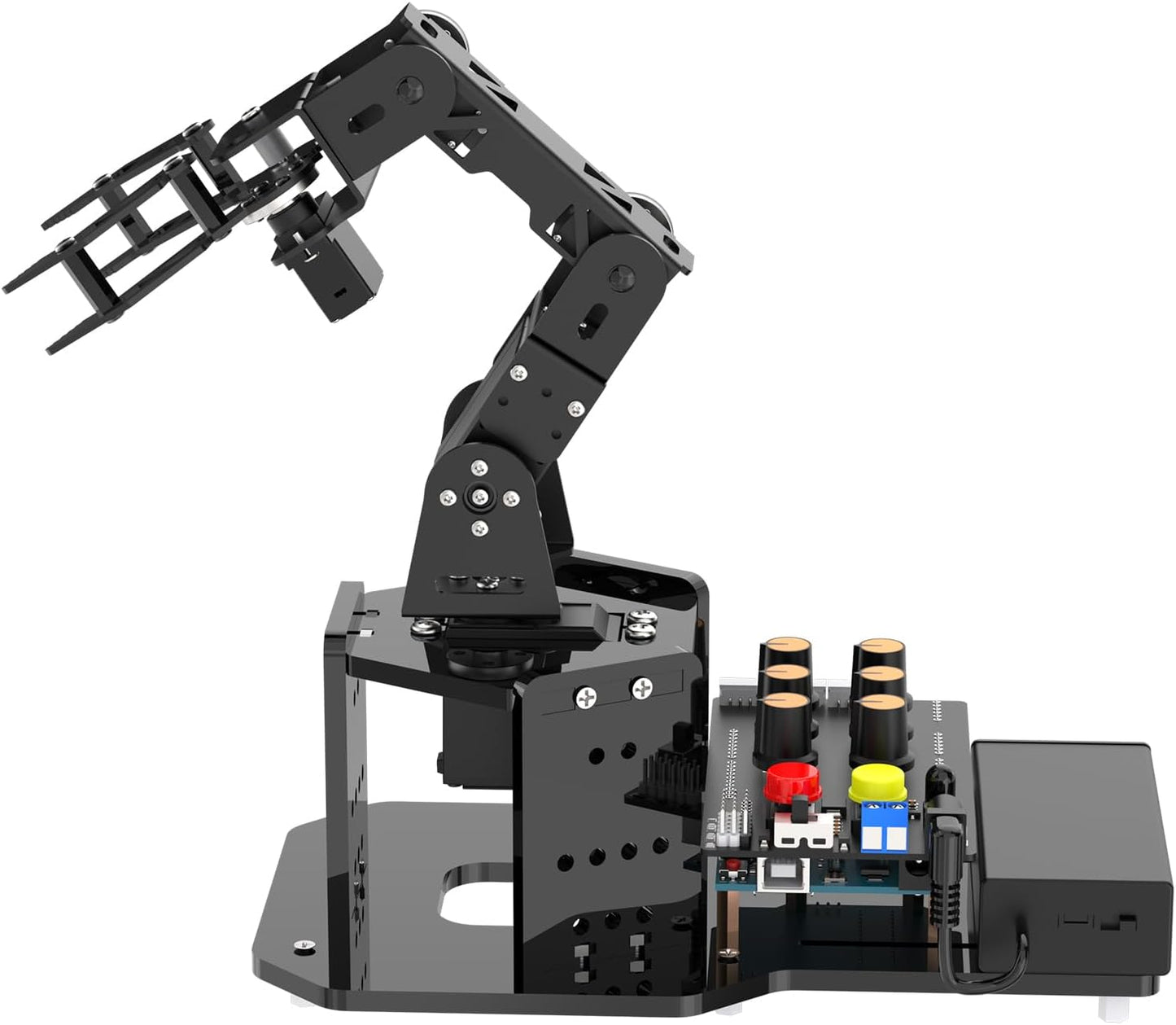 Robotic Arm with Arduino 5DOF/Axis AI Smart Robot Arm Open Source STEM Educational Building Robotics & Engineering Kits, Science/Coding/Programming Set, miniArm Standard Kit