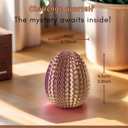 2026 Creative Gift Box: Easter Egg Mystery Puzzle with Hidden Compartment, Reusable Brain Teaser Game for Adults & Kids, Money Gift Ideas for Birthday Christmas Party Celebration