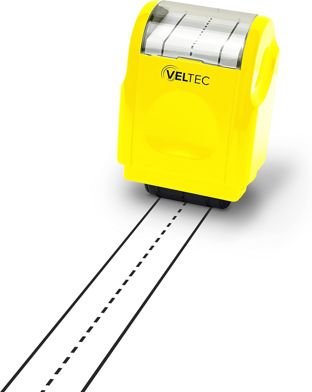 Veltec Dashed Handwriting Lines Practice Roller Stamp for Kids, Parents and Teachers (Black)
