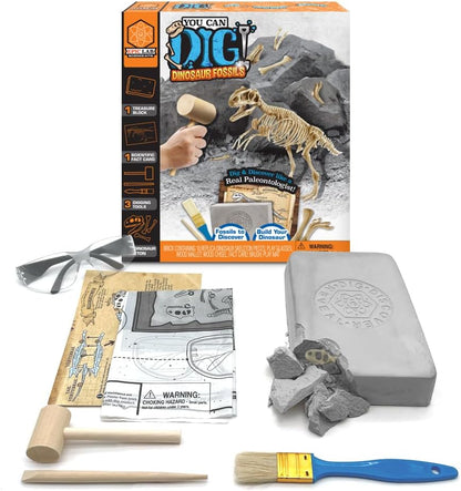 ArtSkills Epic Lab Dinosaur Fossil Digging Kit for Kids, Dinosaur Excavation Dig Kit Dino Toys for Kids Boys and Girls
