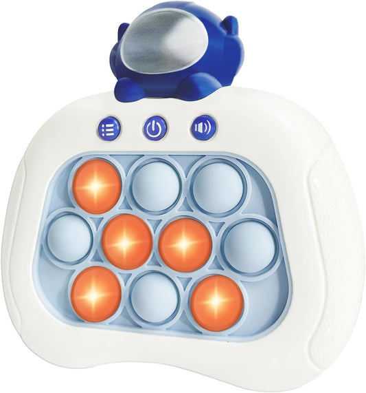 Intoypad Pop The Target! Handheld Speed Push Game Machine: A Fun Multiplayer Game for Family. Sensory Fidget Toy Christmas Toys Gifts for 6 7 8 9 10 11 12 Years Old Kids Road Trip Car Games Light Blue