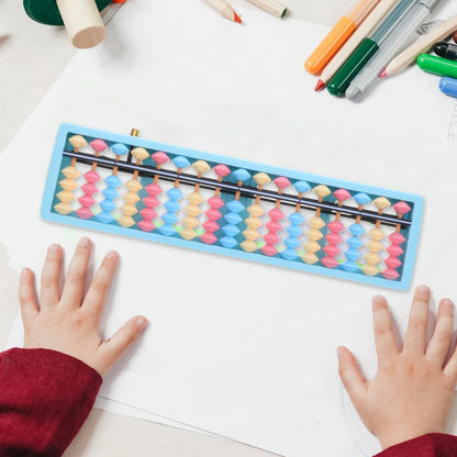 VICASKY Chinese Abacus for Kids Math - 17-Column 5-Beads Mental Arithmetic Calculating Tool for Students - Educational Number Counting Toy for Classroom and Home