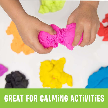 Educational Insights Playfoam Sand 8-Pack - Preschool Sensory Toys for Kids 3-5, Non Toxic Play Sand Kit for Toddlers, Classroom and Home Sensory Bin Filler, Mess Free Slime Alternative