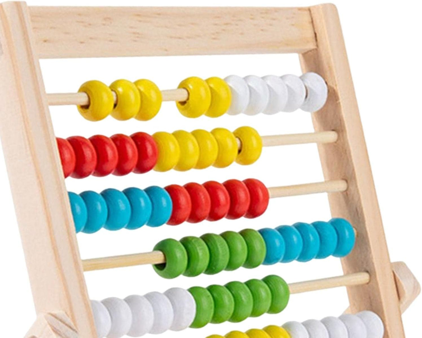 harayaa En Abacus Educational Counting Gifts 10 Rows Abacus with 100 Colorful Beads for Preschool Boys