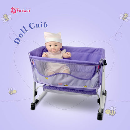 Anivia Stroller Toy Collection Doll Stroller Baby Doll Accessories for Toddlers 1-3Heart Design Gifts for Toddlers and Girls Toy Stroller